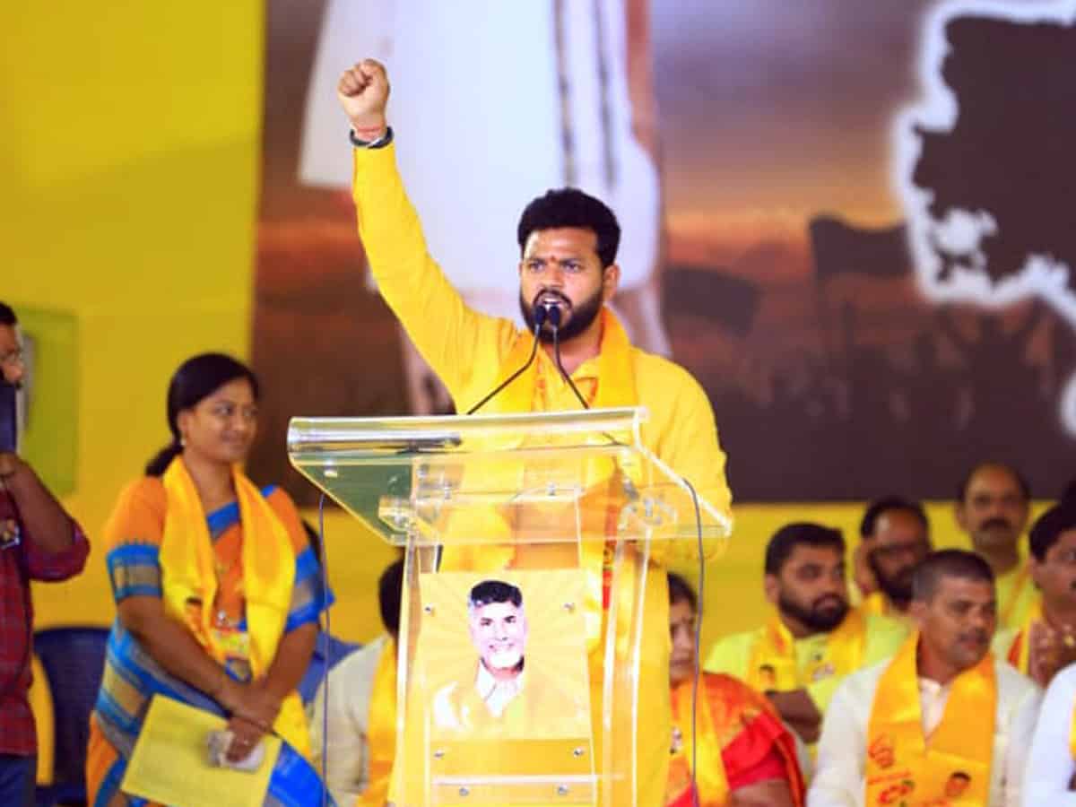 MP Rammohan Naidu's speech was the highlight of Hyderabad TDP foundation day meeting